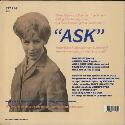 【12inch】The Smiths , New Order The Smiths Ask - EX UK 12